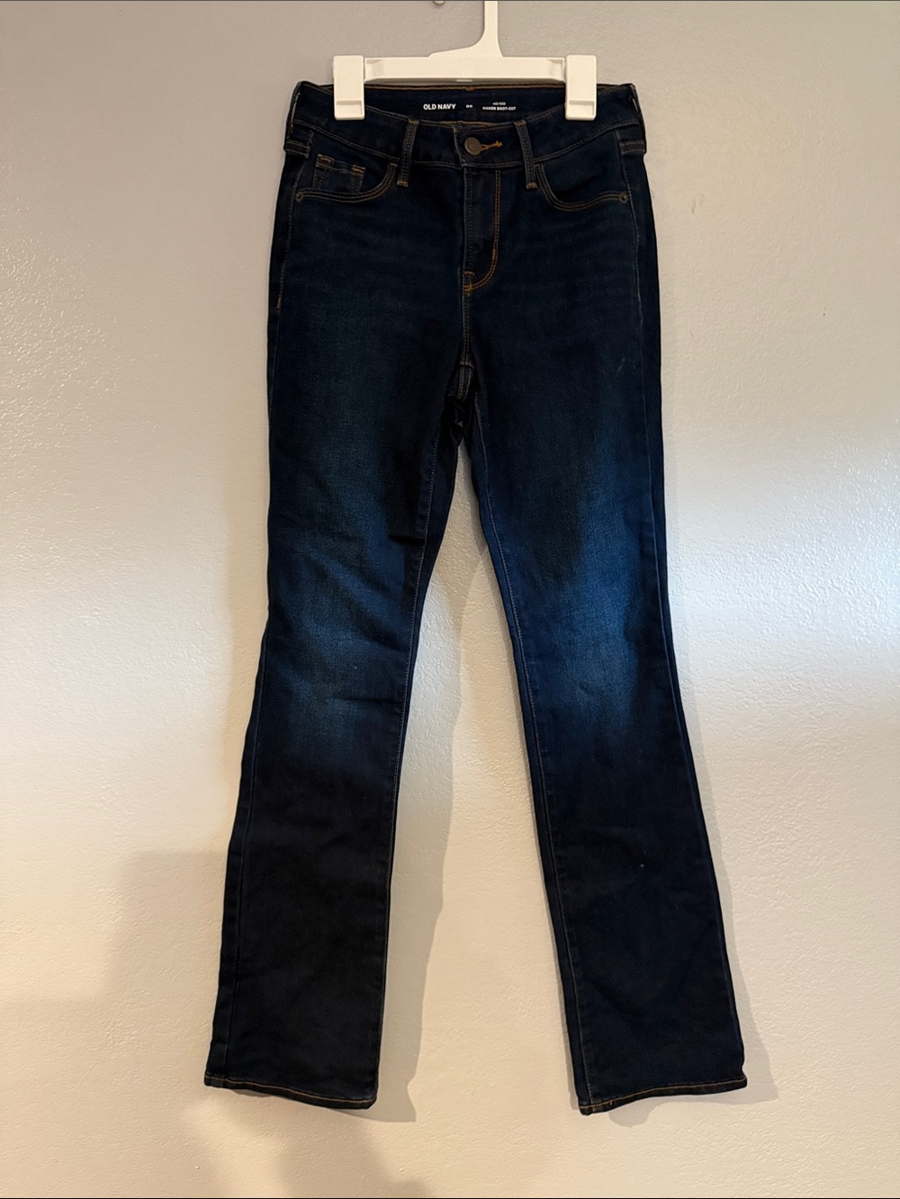 Old Navy Women's Dark Wash Blue Bootcut Jeans